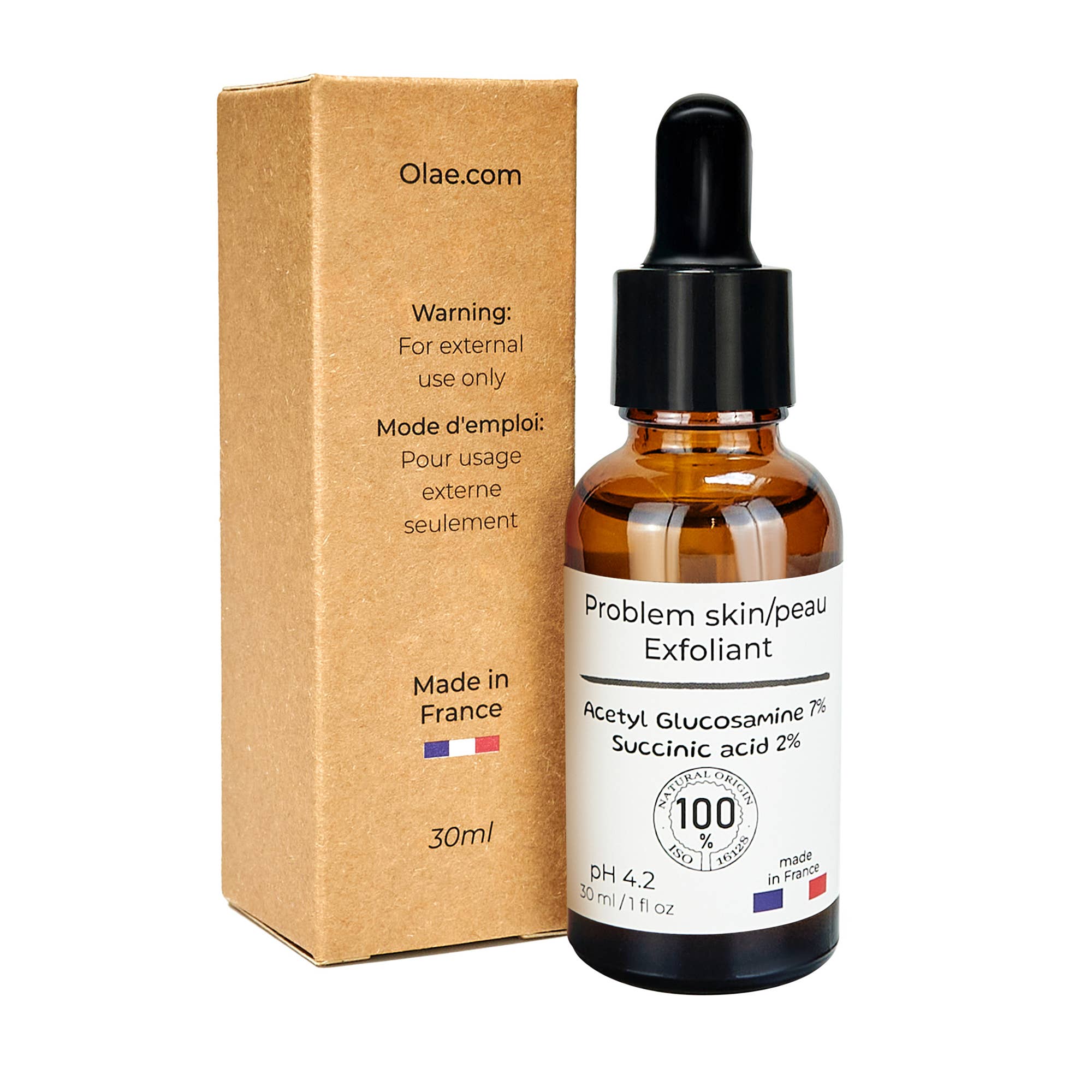 Exfoliant doux N acétyl glucosamine 7 % et acide succinique - HISHERS SHOWROOM