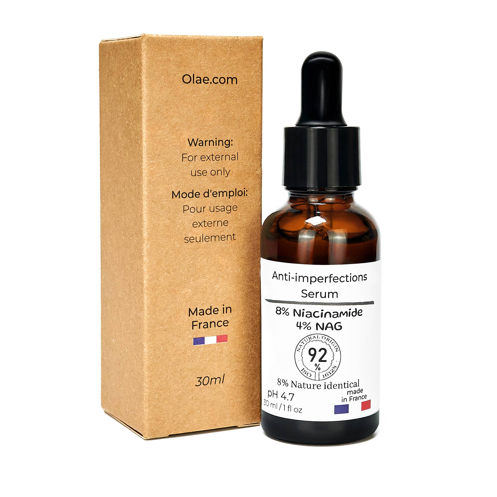 Sérum pour le visage à la niacinamide 8 % + 4 % N à l'acétyl glucosamine - HISHERS SHOWROOM
